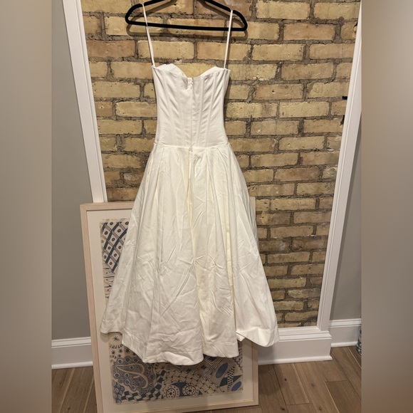 House of CB White Strapless Midi Dress - Picture 6 of 9